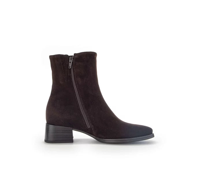 GABOR ANKLE BOOT SUEDE | MOCCA