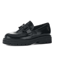 GABOR PATENT LEATHER LOAFER | BLACK