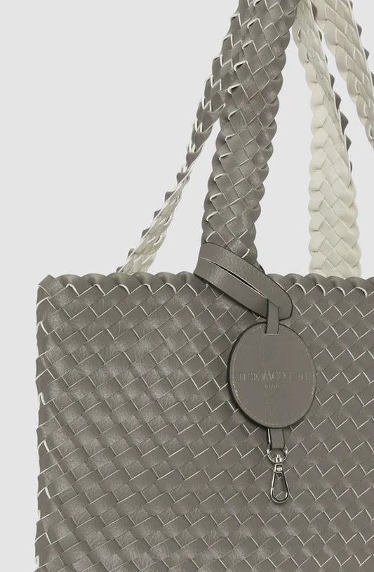 ILSE JACOBSEN TOTE BAG | FALCON/EGGWHITE