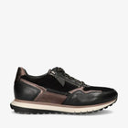 GABOR COMFORT SNEAKER | BLACK/MOHAIR