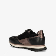 GABOR COMFORT SNEAKER | BLACK/MOHAIR