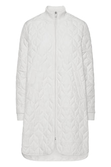 ILSE JACOBSEN PADDED QUILT COAT | MILK CREAM