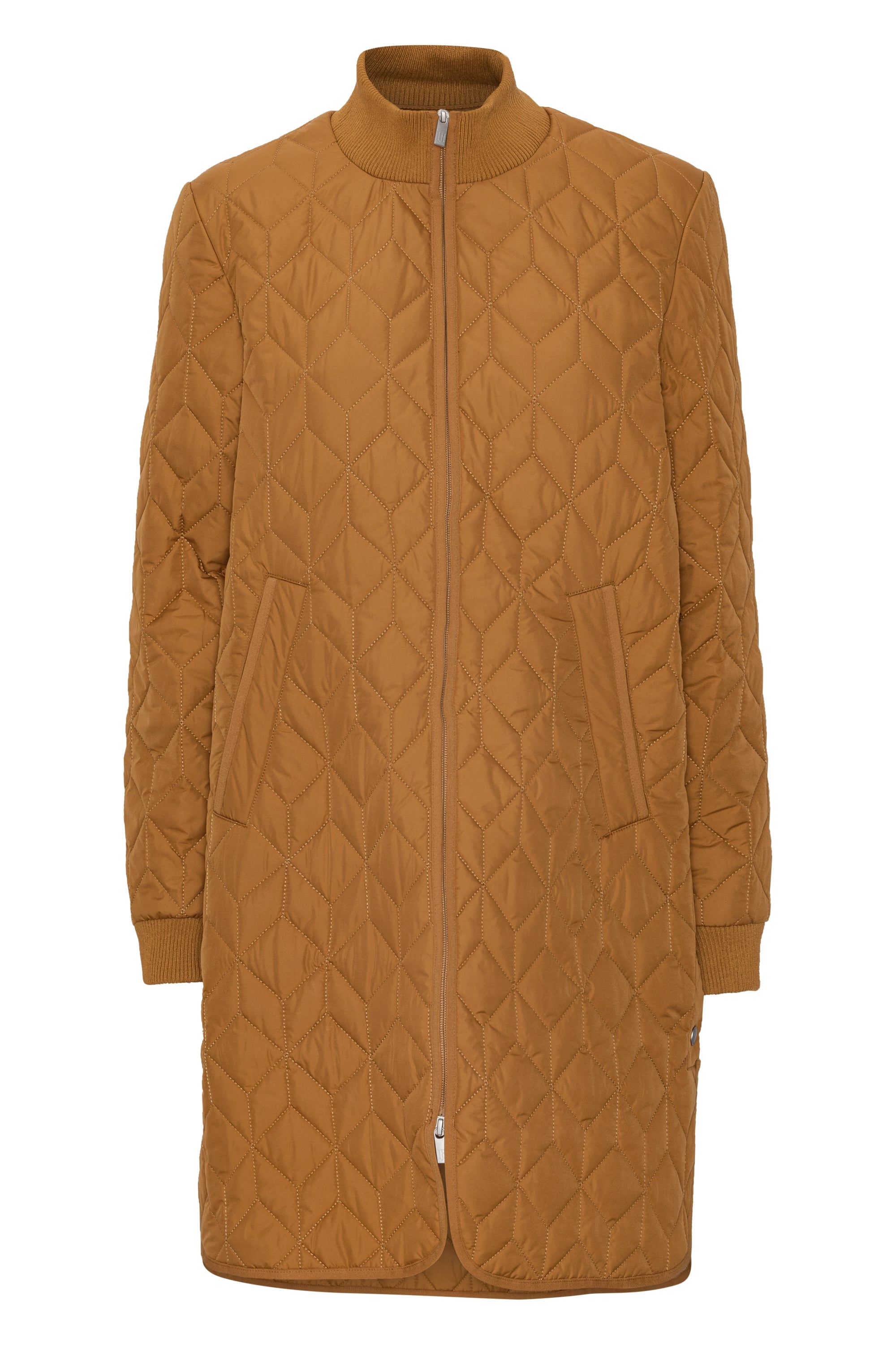 ILSE JACOBSEN Padded Quilt Coat | GOLDEN BROWN