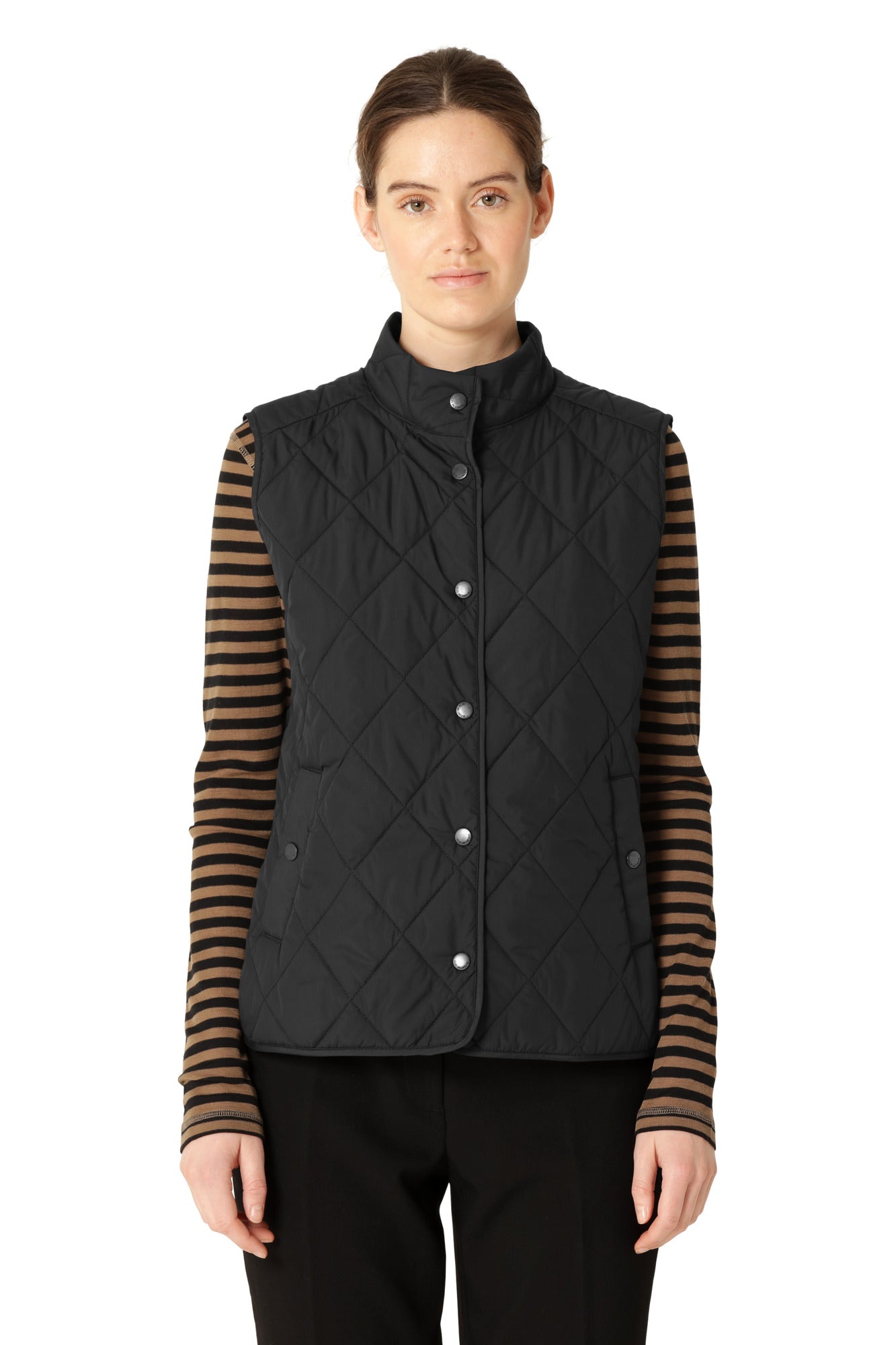 ILSE JACOBSEN SLIM VEST | BLACK