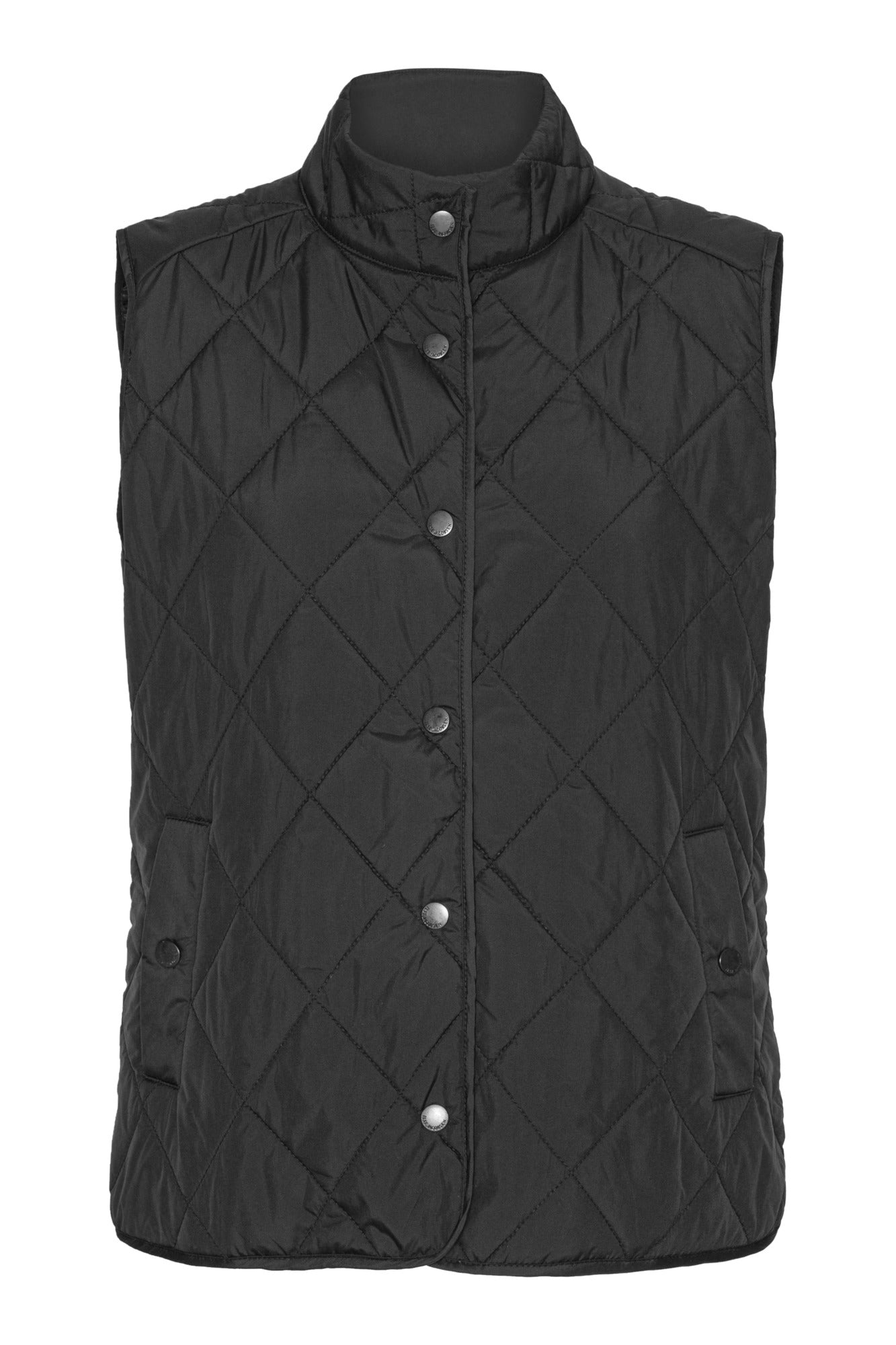 ILSE JACOBSEN SLIM VEST | BLACK