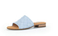 Load image into Gallery viewer, GABOR QUILTED SLIP ON MULE | BLUE
