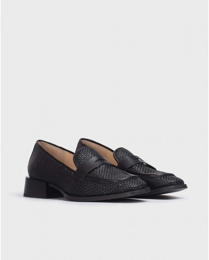 WONDERS VASAVA MOCCASIN | BLACK