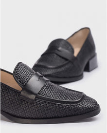 WONDERS VASAVA MOCCASIN | BLACK