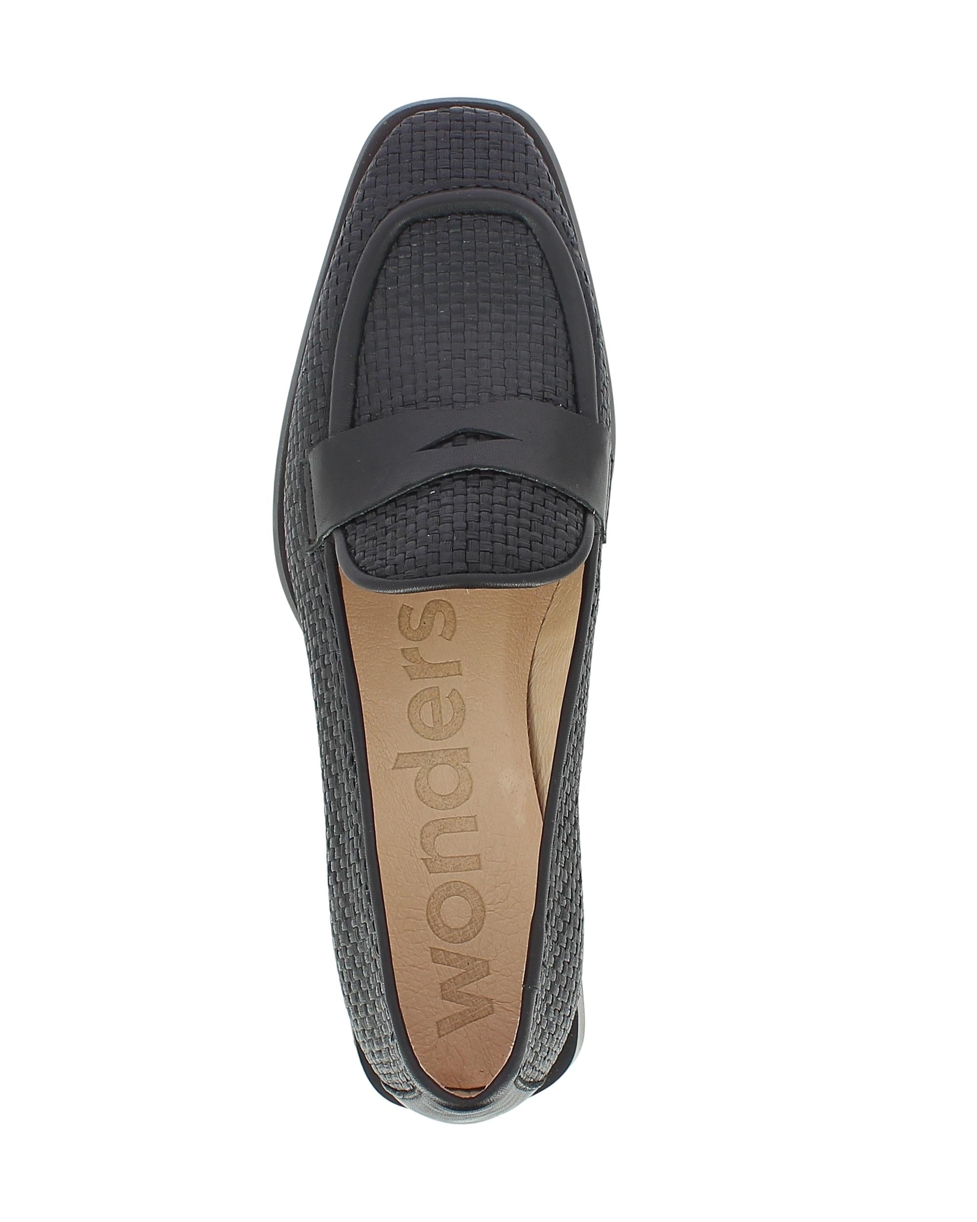 WONDERS VASAVA MOCCASIN | BLACK