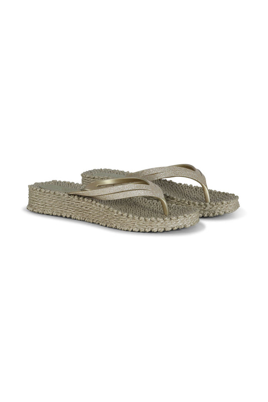 ILSE JACOBSEN CHEERFUL WEDGE FLIP FLOP | PLATINUM