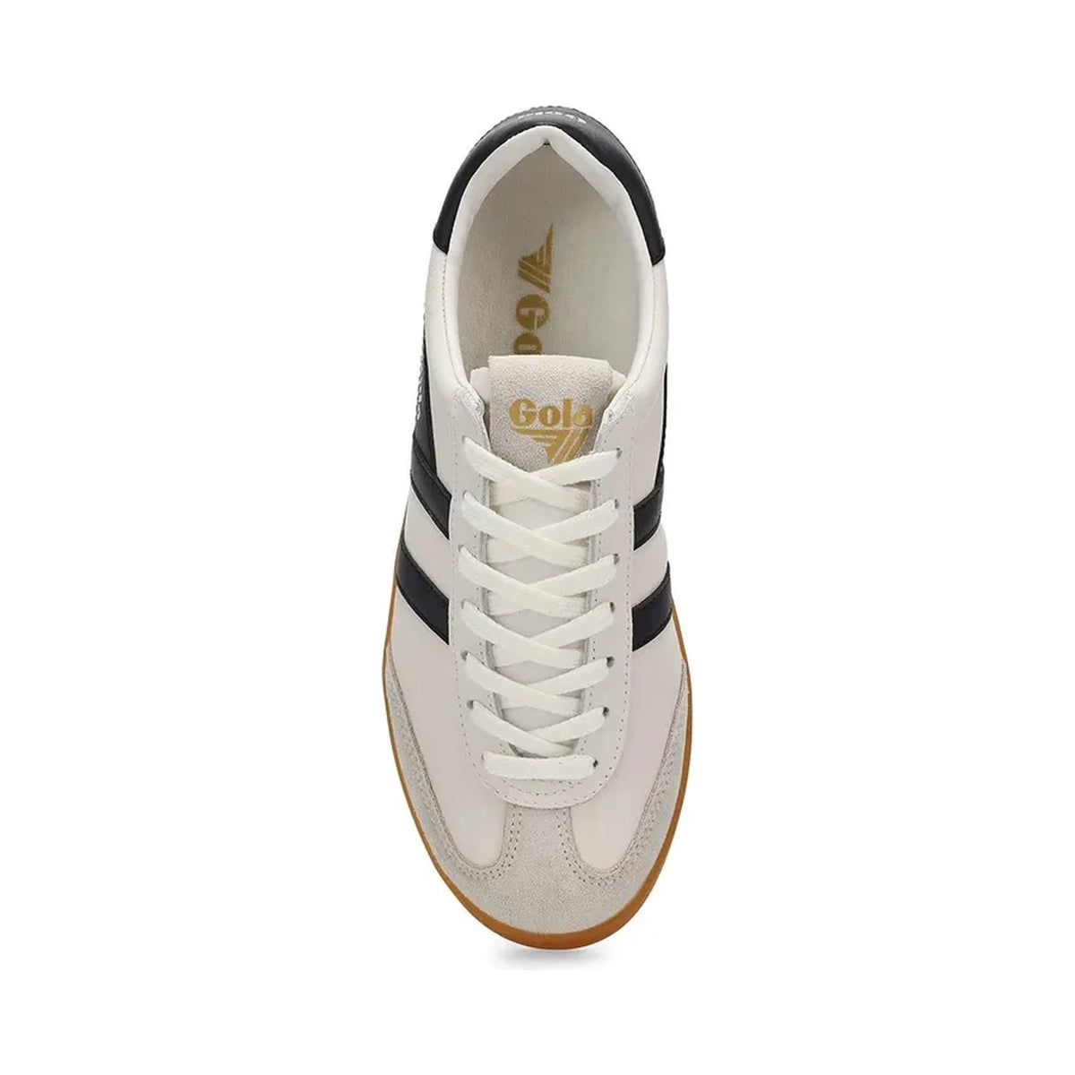 GOLA CYCLONE LEATHER | WHITE/BLACK/GUM