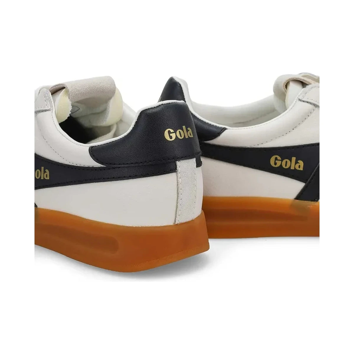 GOLA CYCLONE LEATHER | WHITE/BLACK/GUM