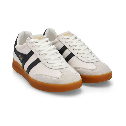 GOLA CYCLONE LEATHER | WHITE/BLACK/GUM