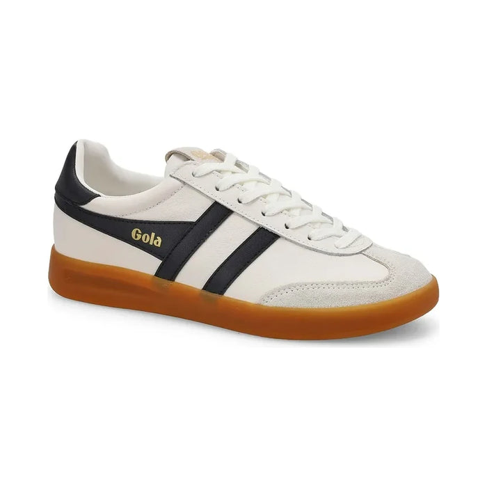 GOLA CYCLONE LEATHER | WHITE/BLACK/GUM