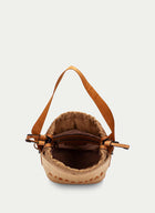 HISPANITAS RAFFIA BUCKET BAG
