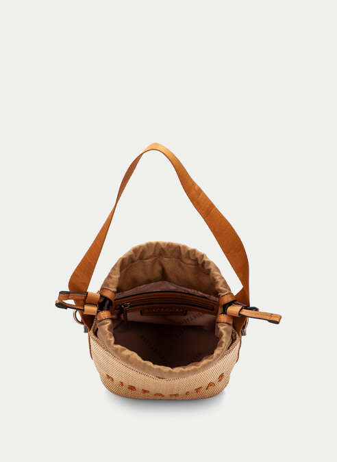 HISPANITAS RAFFIA BUCKET BAG