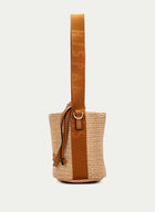HISPANITAS RAFFIA BUCKET BAG