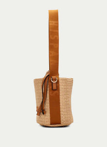 HISPANITAS RAFFIA BUCKET BAG