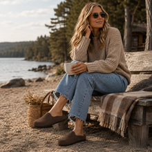 BIRKENSTOCK AMSTERDAM WRAPPED SUEDE | CARAFE