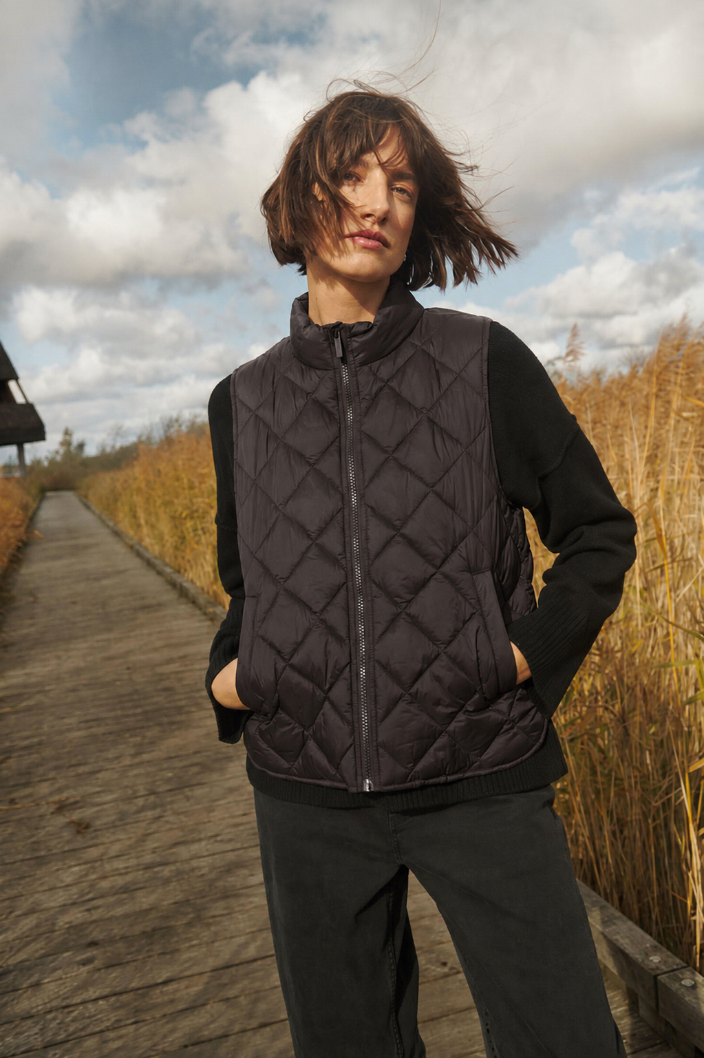 PART TWO CARLOTA VEST | MOLE BROWN