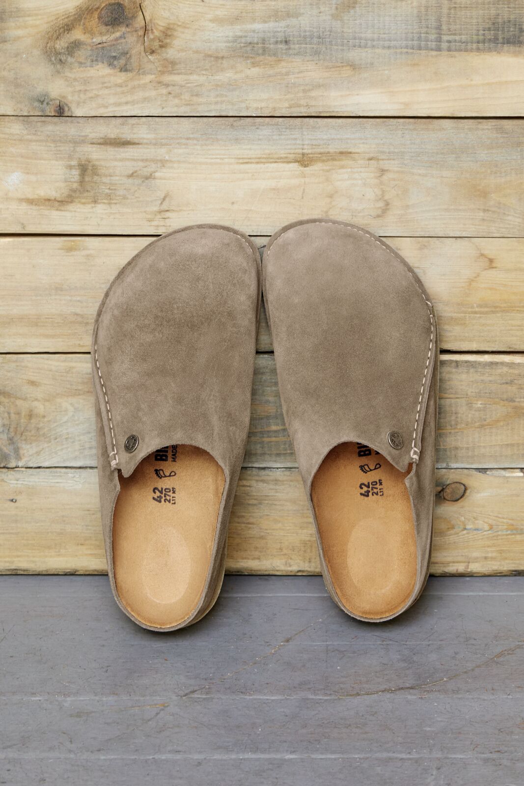 BIRKENSTOCK ZERMATT 365 SUEDE | GRAY TAUPE