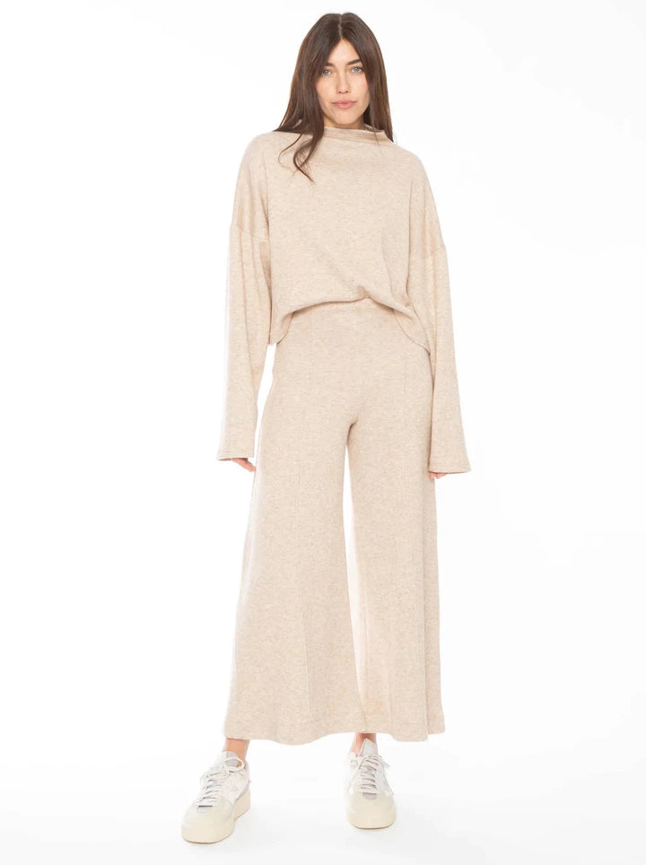 RIPLEY RADER CASHMERE-LIKE WIDE LEG PANT |CROPPED