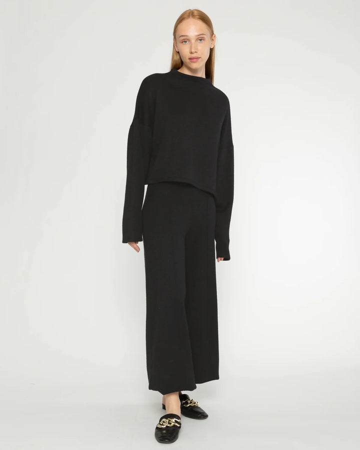 RIPLEY RADER CASHMERE-LIKE WIDE LEG PANT | CROPPED