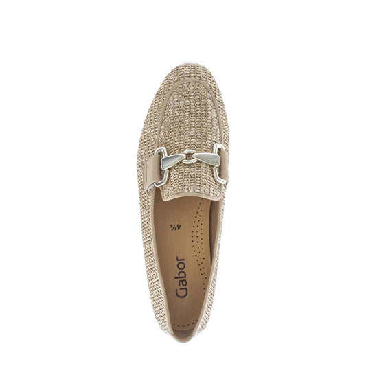 GABOR CLASSIC LOAFER | RAFFIA