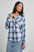 Load image into Gallery viewer, RAILS HUNTER SHIRT| LILAC/CRYSTAL/NAVY
