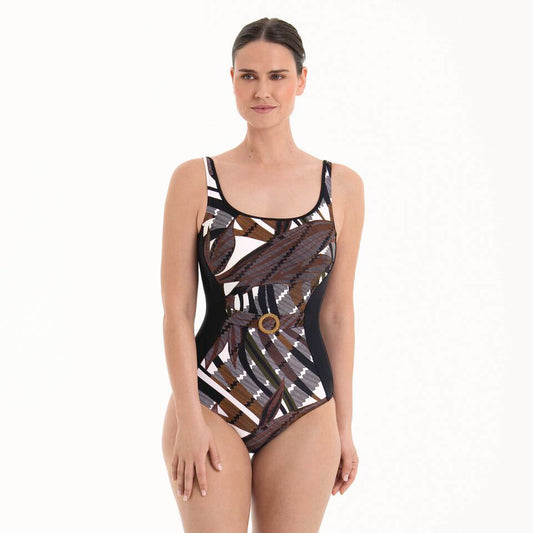 ANITA TOGO CARE SWIMSUIT | BLACK TOURMALINE