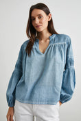 Load image into Gallery viewer, RAILS MARLI TOP | FADED BLUE
