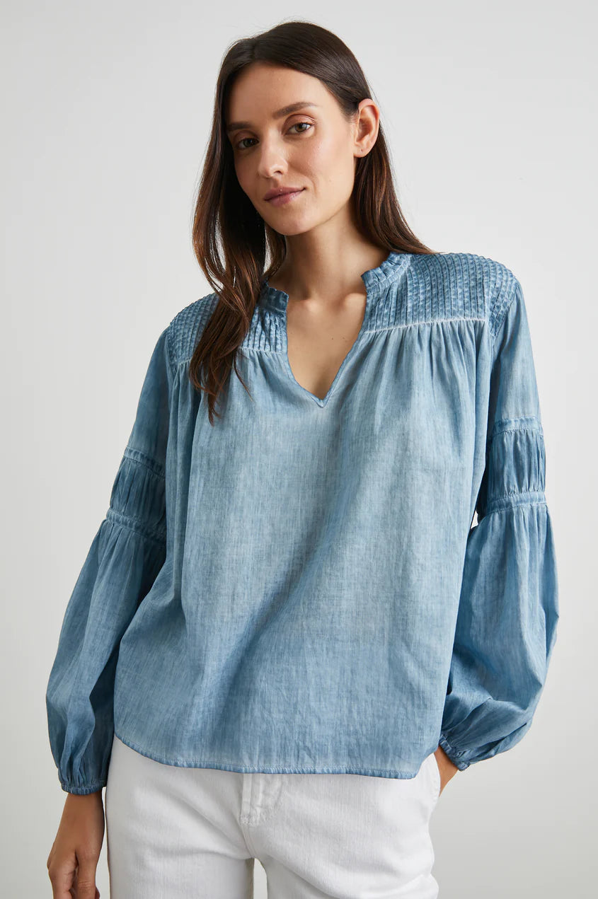 RAILS MARLI TOP | FADED BLUE