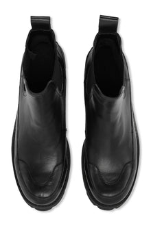 ILSE JACOBSEN MILEY SHORT LEATHER ANKLE BOOT | BLACK