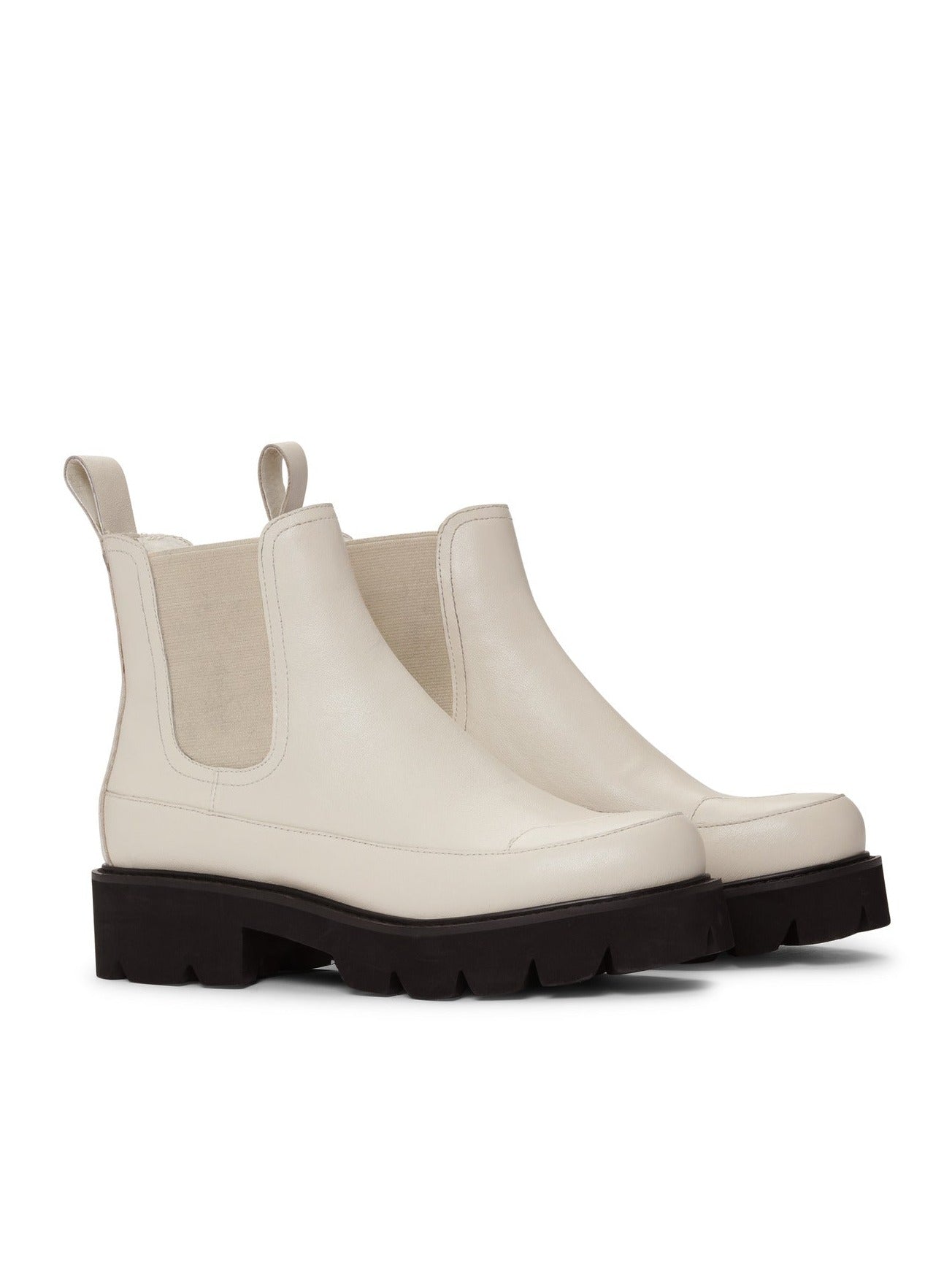 ILSE JACOBSEN MILEY SHORT LEATHER ANKLE BOOT | SAND