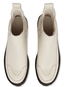 ILSE JACOBSEN MILEY SHORT LEATHER ANKLE BOOT | SAND
