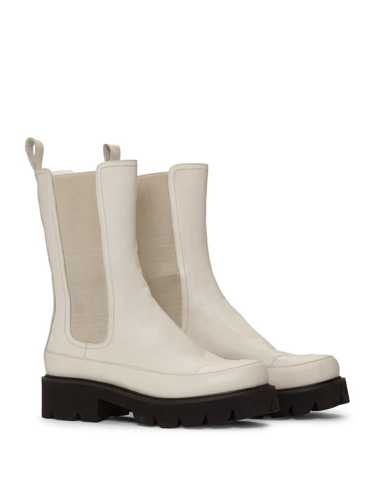 ILSE JACOBSEN MILEY MID CALF PULL ON LEATHER BOOT | SAND