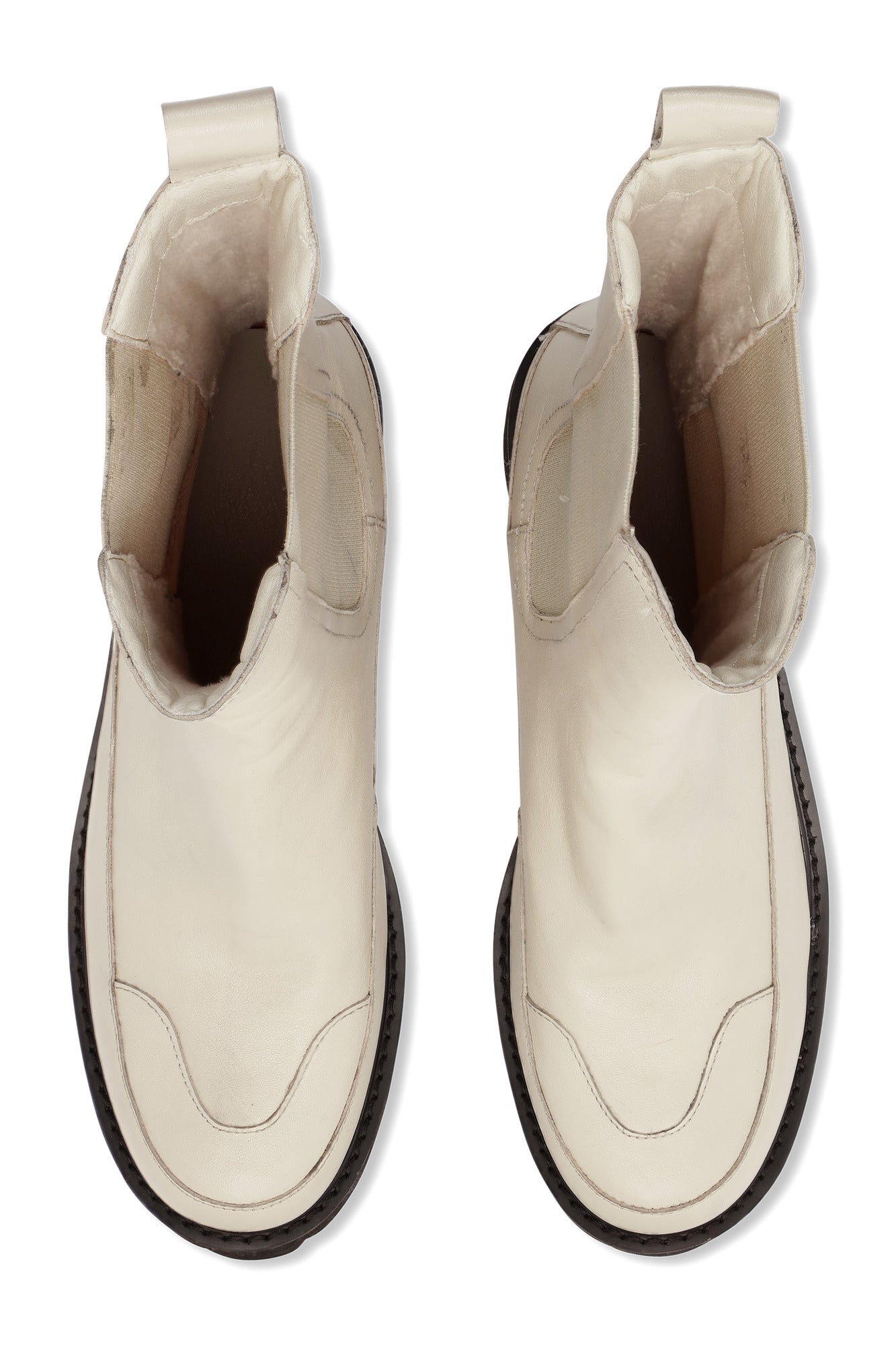 ILSE JACOBSEN MILEY MID CALF PULL ON LEATHER BOOT | SAND