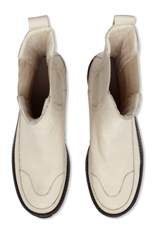 ILSE JACOBSEN MILEY MID CALF PULL ON LEATHER BOOT | SAND
