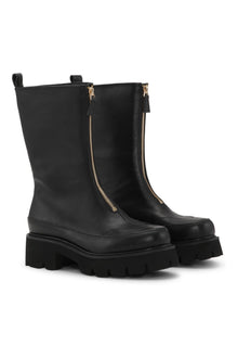 ILSE JACOBSEN MILEY MID CALF CHELSEA BOOT | BLACK