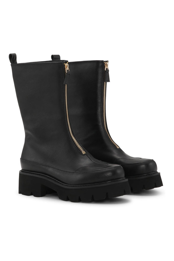 ILSE JACOBSEN MILEY MID CALF CHELSEA BOOT | BLACK