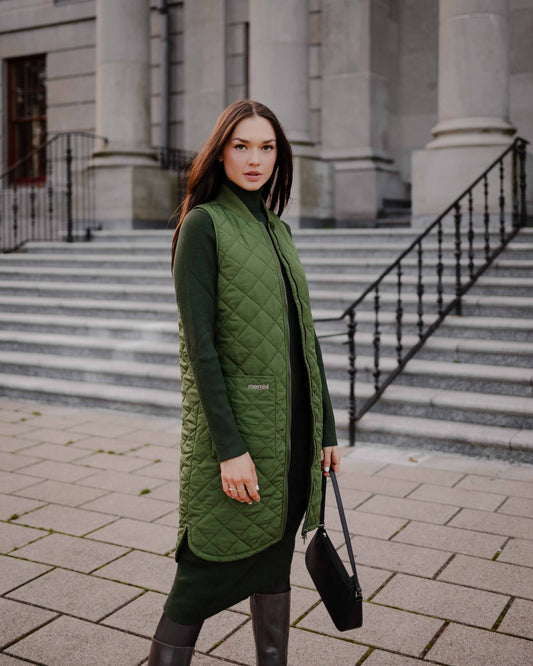 THE LONG LINER | CHIVE GREEN