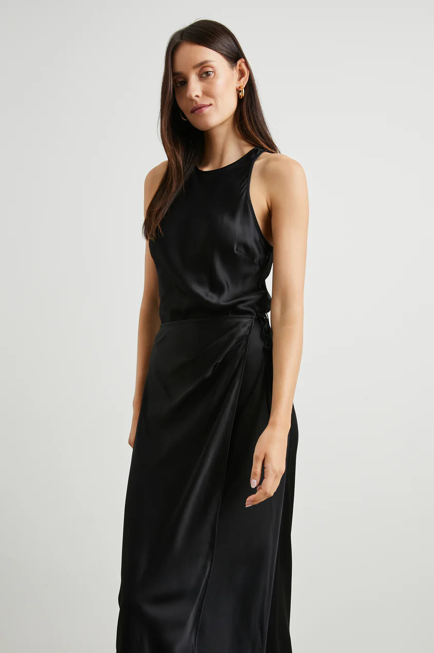 RAILS NAVI DRESS | BLACK