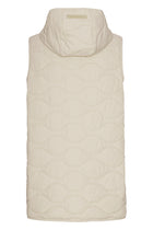 ILSE JACOBSEN SHORT QUILTED VEST | LIGHT SAND