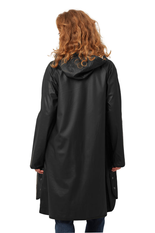 ILSE JACOBSEN LIGHT RAINCOAT | BLACK
