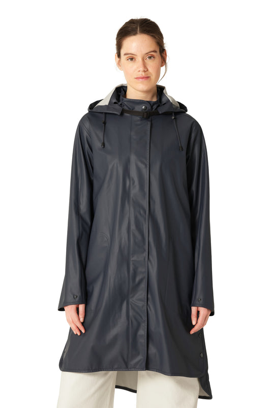 ILSE JACOBSEN LIGHT RAINCOAT | OMBRE-BLUE