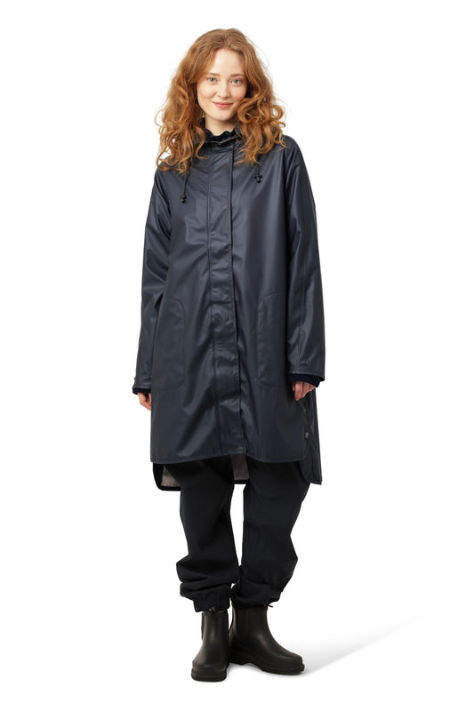 ILSE JACOBSEN LIGHT RAINCOAT | DARK INDIGO