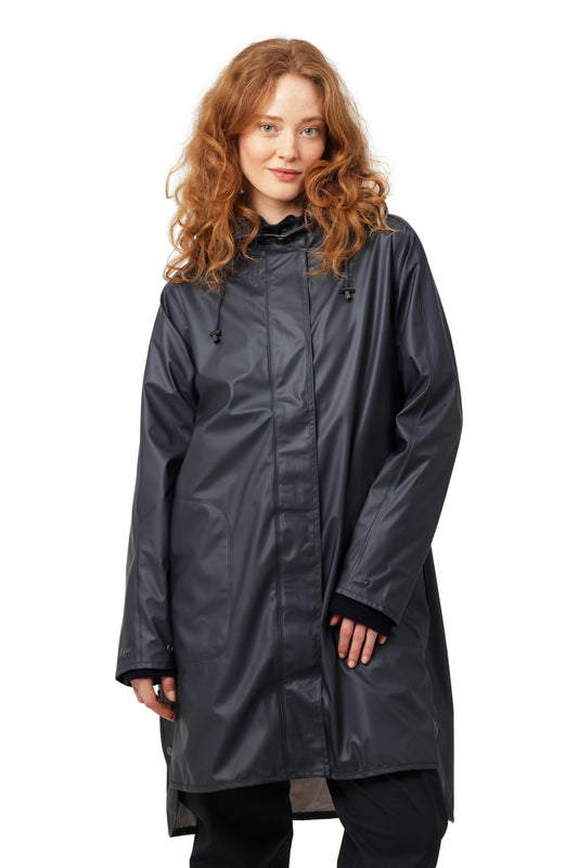 ILSE JACOBSEN LIGHT RAINCOAT | DARK INDIGO