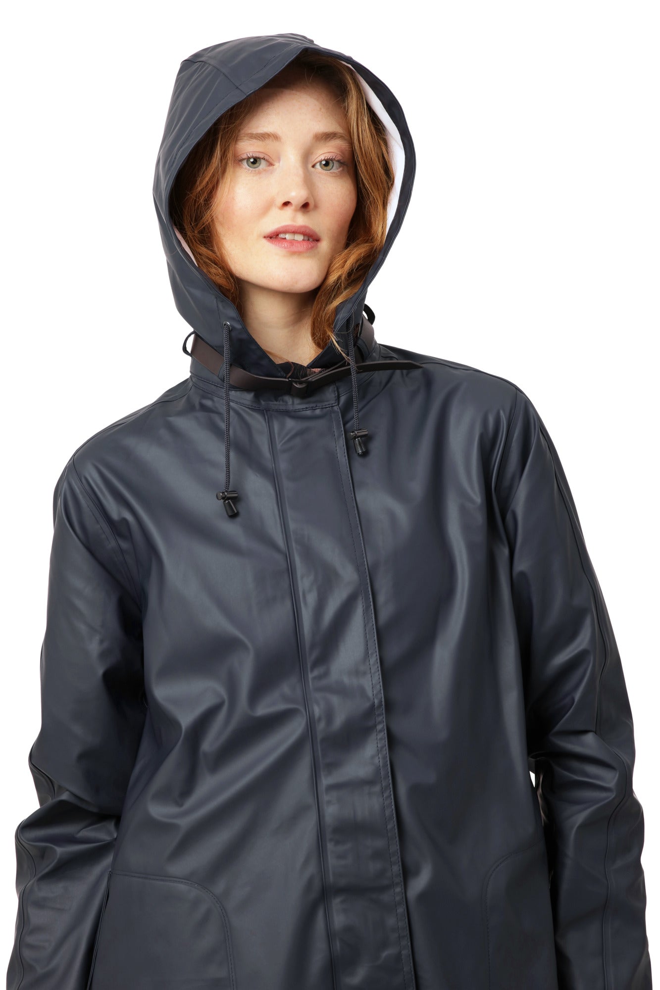 ILSE JACOBSEN LIGHT RAINCOAT | DARK INDIGO