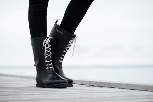 ILSE JACOBSEN 3/4 RUBBER BOOT | BLACK