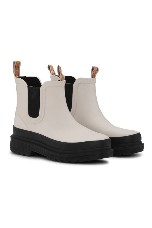 ILSE JACOBSEN SHORT CHELSEA RUBBER BOOT | MILK CREAM